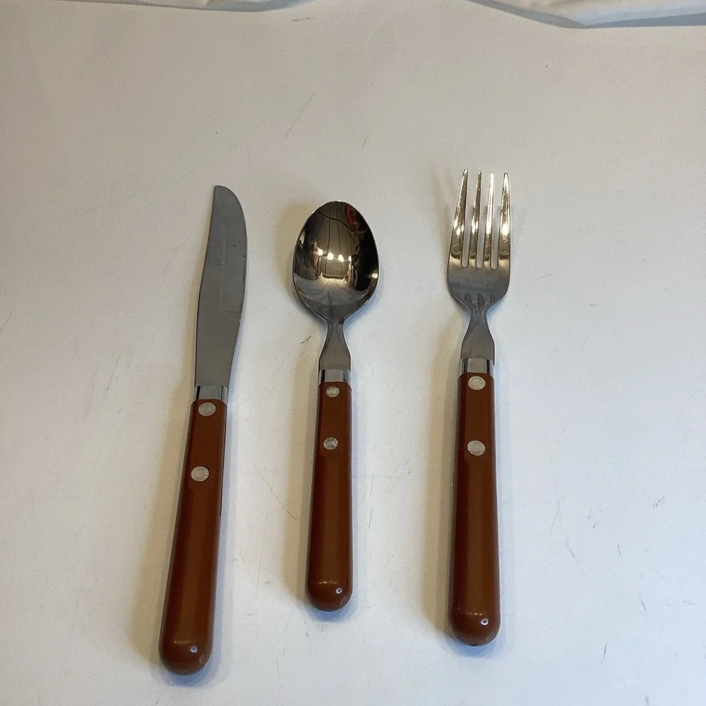 Hearthside Contemporary Stainless Korea Flatware Set of 3pc